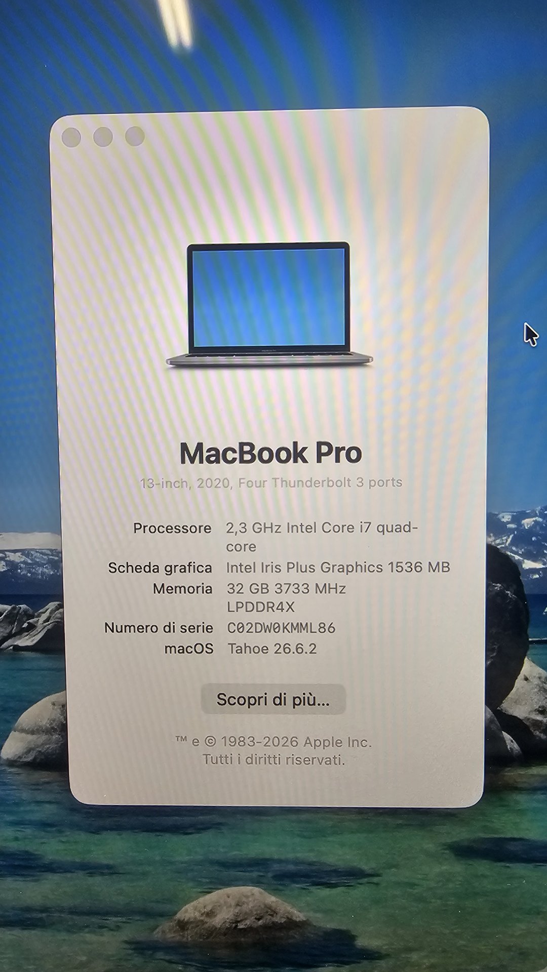 MACBOOK PRO (13-INCH, 2020, 4 TBT3)